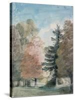Study of Trees in a Park-John Constable-Stretched Canvas