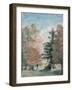 Study of Trees in a Park-John Constable-Framed Giclee Print