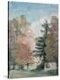 Study of Trees in a Park-John Constable-Stretched Canvas