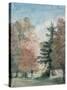 Study of Trees in a Park-John Constable-Stretched Canvas