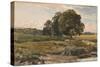 Study of Trees in Parham Park-Thomas Collier-Stretched Canvas