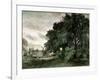 Study of Trees (Oil on Paper)-John Constable-Framed Giclee Print