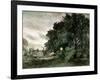 Study of Trees (Oil on Paper)-John Constable-Framed Giclee Print