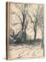 Study of Trees, Sompting, Sussex, C19th Century-Frank Mura-Stretched Canvas