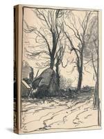 Study of Trees, Sompting, Sussex, C19th Century-Frank Mura-Stretched Canvas