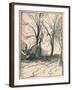 Study of Trees, Sompting, Sussex, C19th Century-Frank Mura-Framed Giclee Print