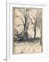 Study of Trees, Sompting, Sussex, C19th Century-Frank Mura-Framed Giclee Print