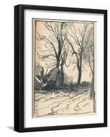 Study of Trees, Sompting, Sussex, C19th Century-Frank Mura-Framed Giclee Print