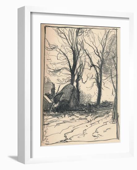 Study of Trees, Sompting, Sussex, C19th Century-Frank Mura-Framed Giclee Print