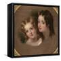 Study of Two Children-George Henry Harlow-Framed Stretched Canvas