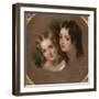 Study of Two Children-George Henry Harlow-Framed Giclee Print