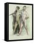 Study of Two Male Figures-Lovis Corinth-Framed Stretched Canvas