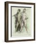 Study of Two Male Figures-Lovis Corinth-Framed Giclee Print