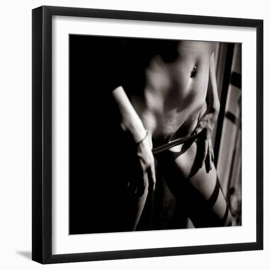 Study of Undressing-Edoardo Pasero-Framed Premium Photographic Print