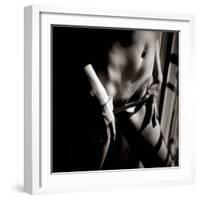 Study of Undressing-Edoardo Pasero-Framed Photographic Print