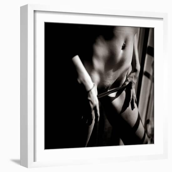 Study of Undressing-Edoardo Pasero-Framed Photographic Print
