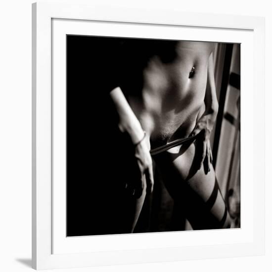 Study of Undressing-Edoardo Pasero-Framed Photographic Print