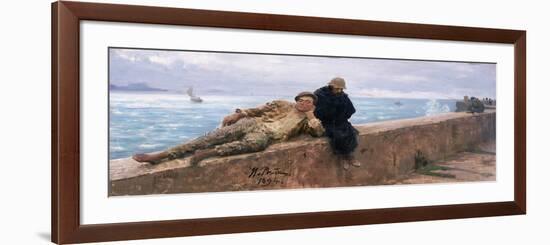 Study of Vagabonds, 1894-Ilya Efimovich Repin-Framed Giclee Print