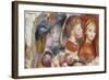 Study of Young Girls; Etudes De Jeunes Filles-Pierre-Auguste Renoir-Framed Giclee Print