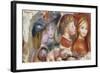 Study of Young Girls; Etudes De Jeunes Filles-Pierre-Auguste Renoir-Framed Giclee Print