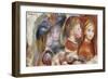 Study of Young Girls; Etudes De Jeunes Filles-Pierre-Auguste Renoir-Framed Giclee Print