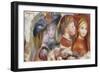 Study of Young Girls; Etudes De Jeunes Filles-Pierre-Auguste Renoir-Framed Giclee Print