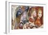 Study of Young Girls; Etudes De Jeunes Filles-Pierre-Auguste Renoir-Framed Giclee Print