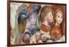 Study of Young Girls; Etudes De Jeunes Filles-Pierre-Auguste Renoir-Framed Giclee Print