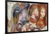 Study of Young Girls; Etudes De Jeunes Filles-Pierre-Auguste Renoir-Framed Giclee Print