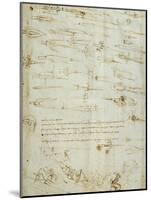 Study on War-Leonardo da Vinci-Mounted Giclee Print