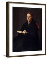 Study or Portrait of Madamoiselle Budgett-Henri Fantin-Latour-Framed Giclee Print