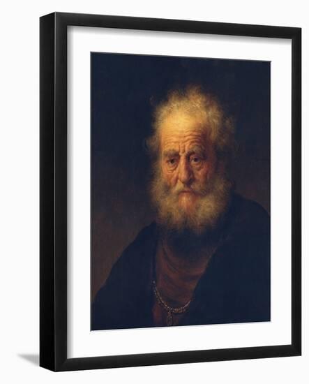 Study to the Painting &Quot-Rembrandt van Rijn-Framed Giclee Print