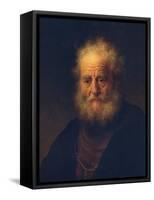 Study to the Painting &Quot-Rembrandt van Rijn-Framed Stretched Canvas