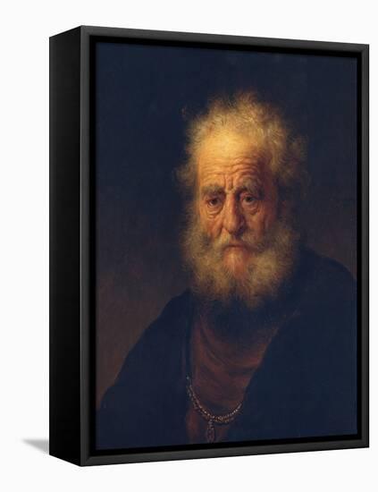 Study to the Painting &Quot-Rembrandt van Rijn-Framed Stretched Canvas