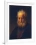 Study to the Painting &Quot-Rembrandt van Rijn-Framed Giclee Print