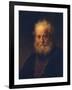 Study to the Painting &Quot-Rembrandt van Rijn-Framed Giclee Print