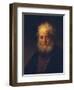 Study to the Painting &Quot-Rembrandt van Rijn-Framed Giclee Print