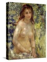 Study, Torso, Effect of Sunlight, 1875-76-Pierre-Auguste Renoir-Stretched Canvas