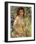 Study, Torso, Effect of Sunlight, 1875-76-Pierre-Auguste Renoir-Framed Giclee Print