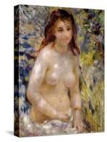 Study. Torso, Effect of Sunlight, circa 1875-76-Pierre-Auguste Renoir-Stretched Canvas