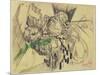 Study with Green-Frantisek Kupka-Mounted Giclee Print