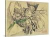 Study with Green-Frantisek Kupka-Stretched Canvas