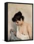 Study-Ramon Casas Carbo-Framed Stretched Canvas