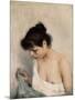 Study-Ramon Casas Carbo-Mounted Art Print