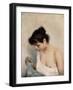 Study-Ramon Casas Carbo-Framed Art Print