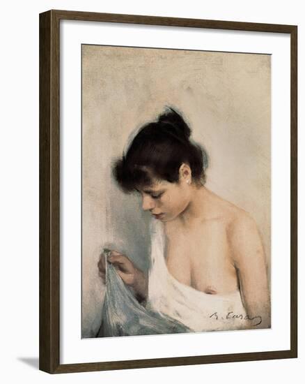 Study-Ramon Casas Carbo-Framed Art Print