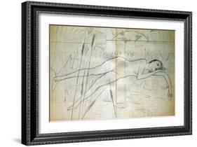 Study-Telemaco Signorini-Framed Giclee Print