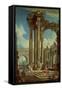 Studying Perspective Among Roman Ruins-Antonio Visentini-Framed Stretched Canvas