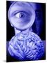 Studying the Brain, Conceptual Image-Victor De Schwanberg-Mounted Photographic Print