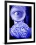 Studying the Brain, Conceptual Image-Victor De Schwanberg-Framed Photographic Print